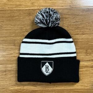 Bishop Lynch Catholic High School Embroidered Patch Logo Winter Knit Beanie Hat